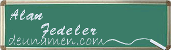 Alan Fedeler Visitenkarte
